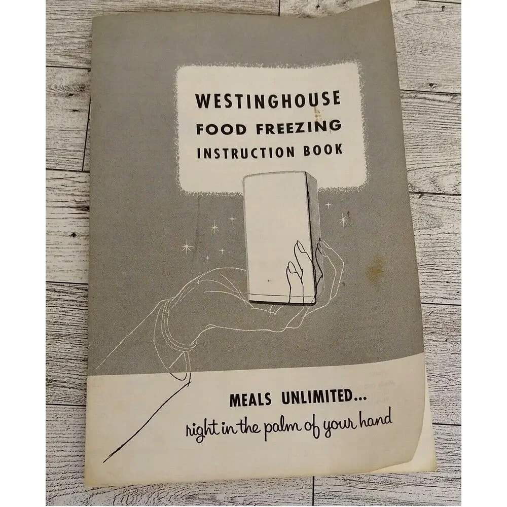 Vtg‎ Westinghouse Food Freezing Instruction Book Cookbook - Illustrated